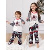 PATPAT Family Matching Christmas Pyjamas Tree Snowflake and Letters Print