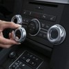 TongSheng 5pcs Chrome Volume and Air Conditioning Knobs Trim for