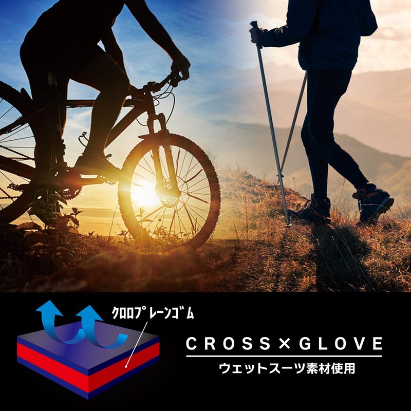 [White Field Design] Wetsuit Material, Gloves, Multi-Purpose (Blue), blue