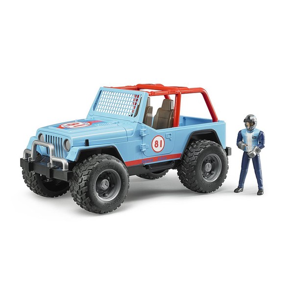 ブルーダー Jeep クロスカントリーレーサー(フィギュア付き)BLUE BR02541