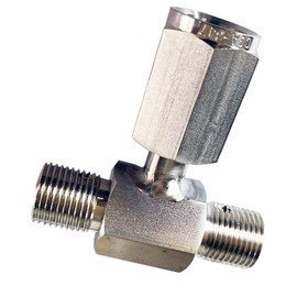 Breathing Air CGA-347 Stainless Steel Coupler Manifold Tee Y Adapter for Breathing Air, Scuba, SCBA, Safety AIr, and Paint Ball Cascade Transfill Manifold Systems