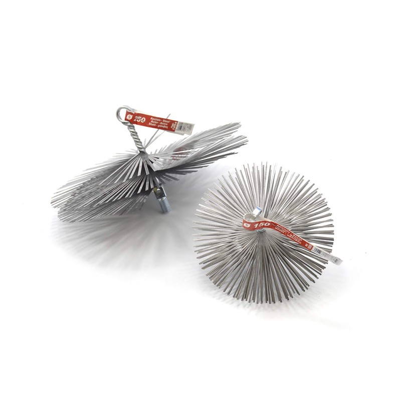 PYRO FEU 862595 Hedgehog Chimney Sweep Head Steel 150mm Metric