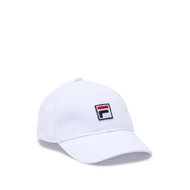 FILA Unisex Adult's Badge Cap, White, One Size
