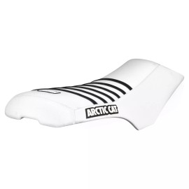 Enjoy Mfg 2005-17 Arctic Cat 400 500 650 700 750 1000 Seat Cover ALL WHITE/BLACK ribs #387