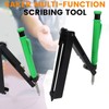 Multifunction Scribing Tool Construction Pencil Aluminum Alloy DIY Woodworking Scribe