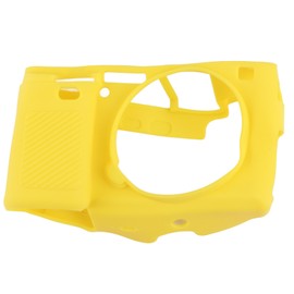 Soft Silicone Camera Case Protective Cover with Easy Access Design for Sony A6000 Yellow