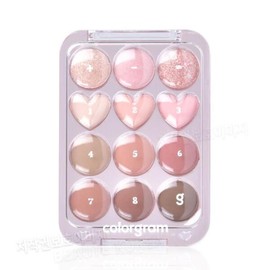 Colorgram [컬러그램] 컬러그램 눈토리얼 아이 팔레트 02 핑크더하기모브는사랑 [Colorgram] Colorgram Eye Tutorial Eye Palette 02 Pink Plus Mauve is Love