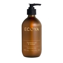 Ecoya-Sandalwood & Amber Hand & Body Wash 450ml