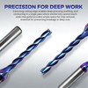 CNC Router Bit 1/8 inch Cutting Dia, 1/4 inch Shank,