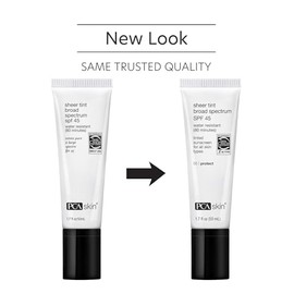 PCA SKIN Sheer Tint Broad Spectrum SPF 45 - Universally-Tinted Water-Resistant Hydrating Sunscreen for Use Alone or Under Foundation & Makeup (1.7 fl oz)