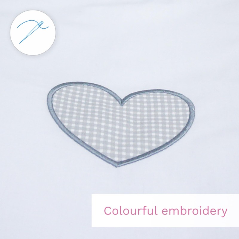 2 Piece 100% Cotton Duvet Cover Pillowcase Set 70 x