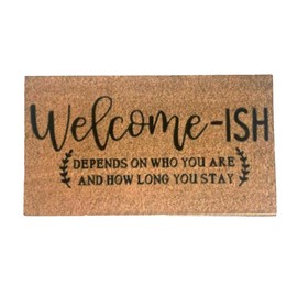 Melody Jane Dolls House Door Mat Welcome-ish Miniature Hall Step Accessory 1:12 Scale