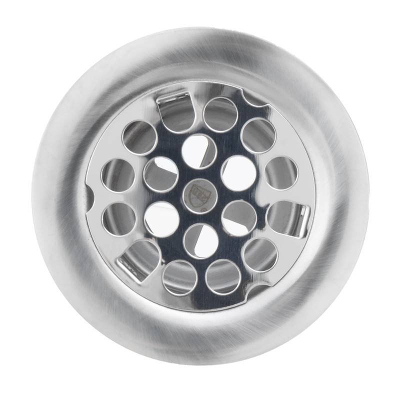 RecPro RV Brushed Nickel Sink Strainer Drain | Removable Strainer