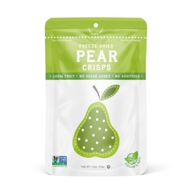 Nature's Turn Freeze-Dried Fruit Snacks, Pear Crisps, Pack of 6 (1.2 oz Each)