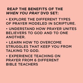 When You Pray: A Study of Six Prayers in the Bible