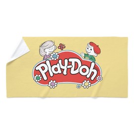 CafePress Play Doh: Blooming Garden 35"x70", Oversized, Soft Beach Towel