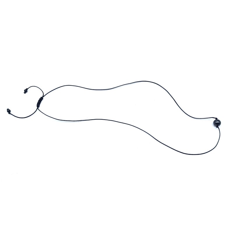 CRIGEMA - Natural Shungite Stone 100% Russia (Macramé Chain Ball