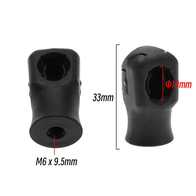 EMSea 4-Piece Gas Spring End Piece Tailgate Gas Spring Connector
