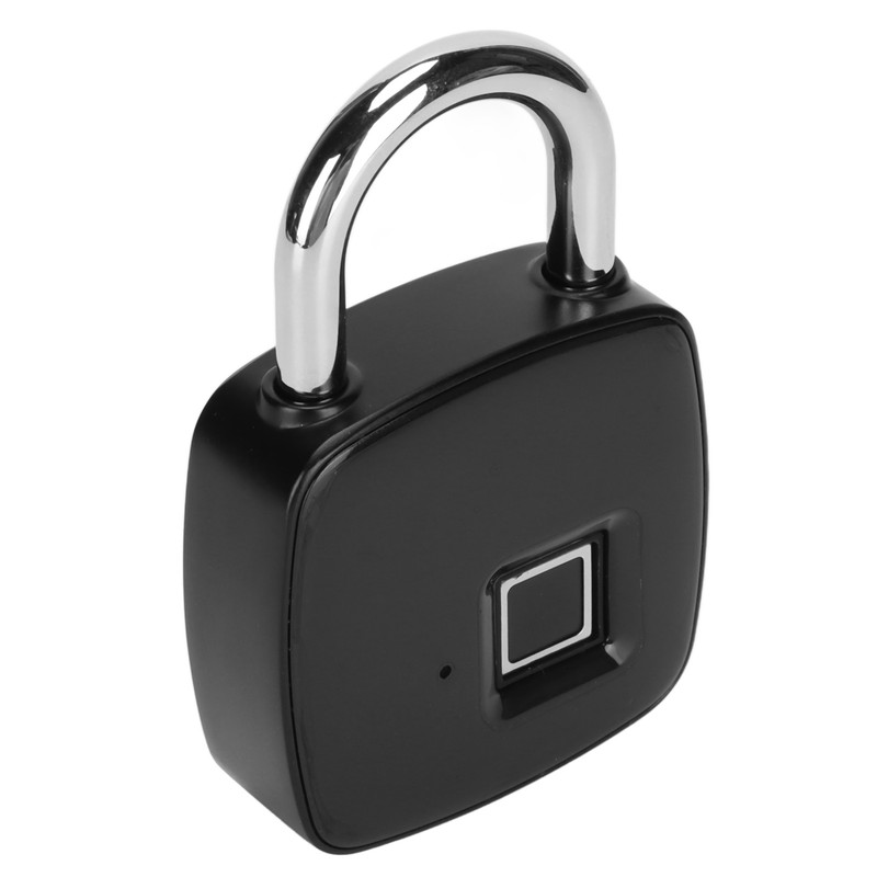 Fingerprint Padlock Biometrics Technology USB Rechargeable IP65 Waterproof Smart Padlock