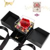 Preserved Forever Rose Initial Necklaces - Preserved Flowers Gifts Box