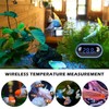 Hsthe Sea Fish Tank Thermometer with Touch Screen Function LED