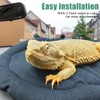 MiOYOOW Bearded Dragon Bed, Soft Car Lizard Sleep Mat with