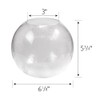 6 Inch Seedy Glass Globe Replacement Light Shade, Gracelyn Collection,