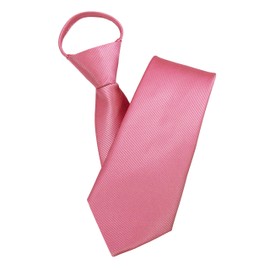 JEMYGINS Men's Tie Zip Tie - An Elegant Look in Seconds, pink