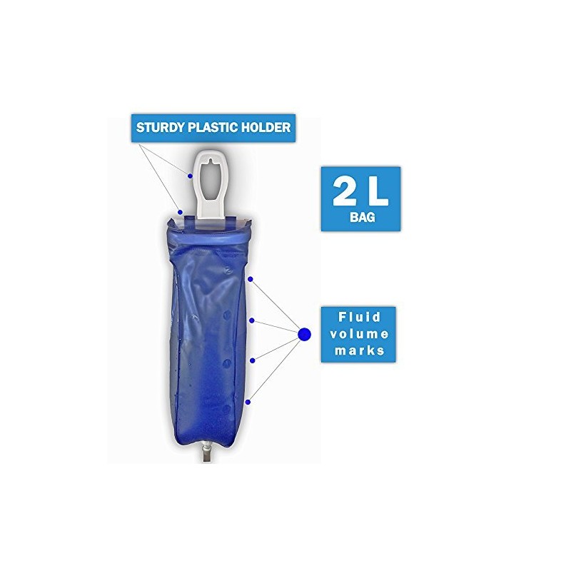 Medi Grade Basics Enema Bag Kit for Home Use -