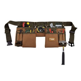 JACKSON PALMER Professional Tool Belt (Tan & Green)