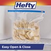 Hefty Calendar Slider Gallon Freezer Bags, 1 Gallon Size Slider