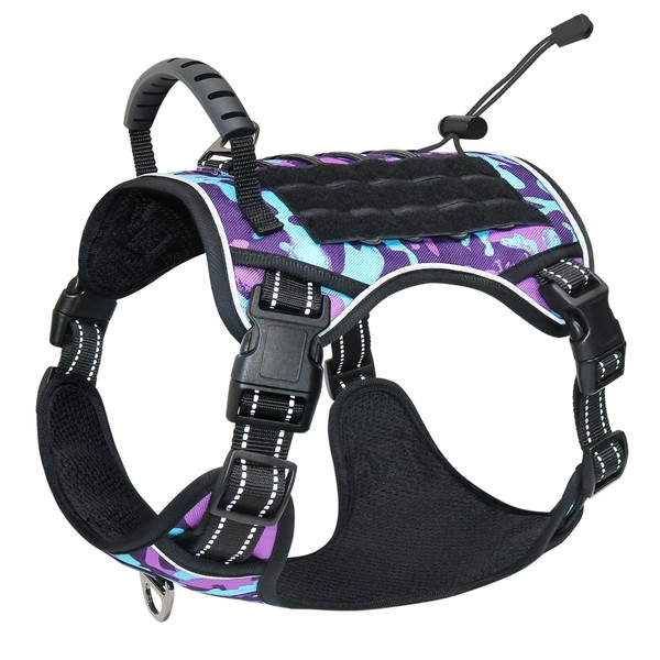 Hotsky Tactical Dog Harness for Large Dogs No Pull Adjustable