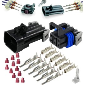 ELITE.CITI 6-Pin Metri-Pack 150 Series 6-Way Connector w/16 18 AWG Sealed 16 V & 14 amps