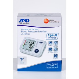 A&D Medical - UA-1020W Upper Arm Blood Pressure Monitor with AFib screening