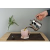 Cafe Olé AHT-048 Tea Pot, Stainless Steel, Silver