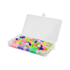 GroveEss 108PCS Plastic Bike Spoke Beads,Multicoloured Bicycle Wheel Spoke Clip Beads,Durable Bike Decorative Accessories for Kids Children Girls Boys Bikes Decoration