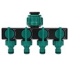 DN20 DN25 FNPT 4 Way Garden Hose Faucet Splitter with