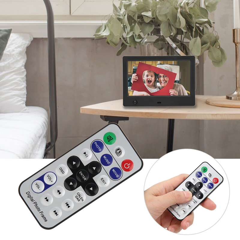 7in Digital Photo Frame 800x480 HD Electronic Album with Body