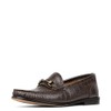 Donald Pliner Men's Nickolas Crocco Loafer, Dark Brown, 8.5