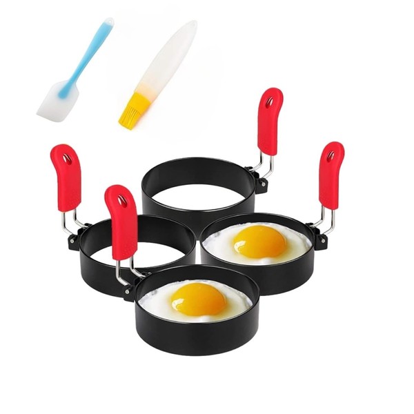 AVIMYA Egg Ring Fried Egg Mould Round Set of 4
