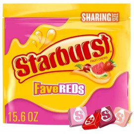 STARBURST Fruit Chews Chewy Summer Candy Sharing Size Bag, 15.6oz,Select Flavor. - FaveREDs