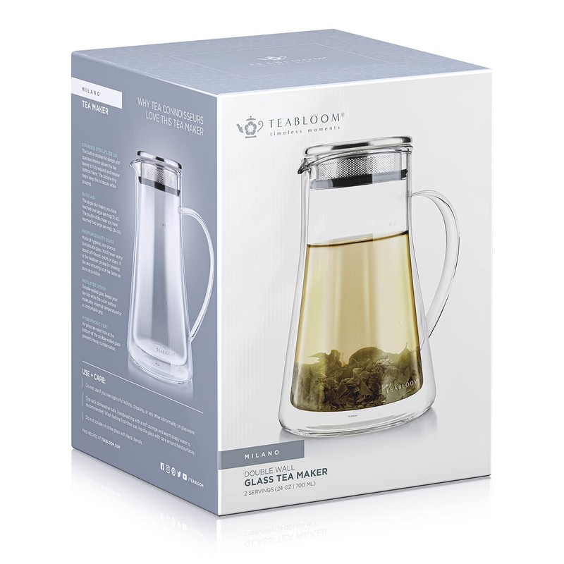 Teabloom Insulated Teapot Keeps Tea Hot – Tea Maker For