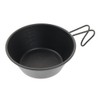 Keystone Mercury Embossed Shera Cup, Matte Black, Φ4.8 x L6.7