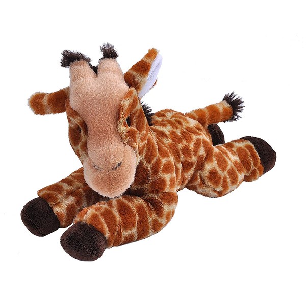 Wild Republic EcoKins Giraffe Stuffed Animal 12 inch, Eco Friendly Gifts for Kids, Plush Toy, Handcrafted Using 16 Recycled Plastic Water Bottles