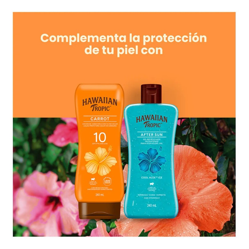 Protector Solar Hawaiian Tropic Carrot Fps Loción 240