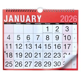 2026 Easy View Monthly Planner, Large Print Month-to-View Calendar, Slim Wall Design (1, Easy View Monthly Planner)