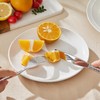 Kingstone Hammered Silverware Set, 20-Piece Flatware Set for 4, 18/10
