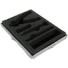 KR Multicase Silver Aluminium Accessory case with Grey Foam Tray
