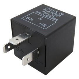 HaeKap 3-Pin 12V Flasher Relay Fix Light LED Lamp Turn Signal Hyper Flash CF13 JL-02 Relay Fits for 2013 Volvo VNL Base Tractor Truck - Long Conventional