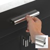 Peaha 5 Pack Adjustable Cabinet Pulls Silver Cabinet Handles for